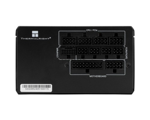 Блок питания Thermalright 850W 80+ Gold (ATX, 3.1, PCIe 5.1, Full modular, 1x24(20+4)pin 600mm, 2xCPU 8(4+4)pin 650mm, 2xPCIe*2 8(6+2)pin 650+150mm, 1x12VHPWR PCIe 5.1 12+4pin 600mm, 2xSATA*4 450+150+150+150mm, 1xMOLEX4pin*3 500+150+150mm, Active, 120x12