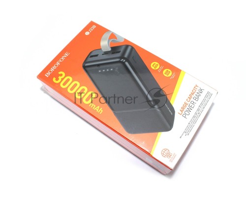 Внешний аккумулятор Powerbank Borofone BJ33B Creed 30000mAh, черный