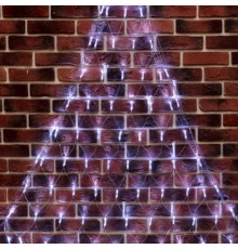 Neon-Night (215-055) Гирлянда Светодиодная Сеть Треугольная 1,5Х2Х2М 136 Led Белый Прозрачный Пвх Ip65 Свечение С Динамикой 230В Контроллер В Комплекте