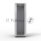 Шкаф серверный NTSS Премиум NTSS-R47U60100GS, напольный 47U 600x1000мм пер.дв.стекл металл 900кг серый 2210мм IP20
