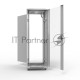 Шкаф серверный NTSS Премиум NTSS-R47U60100GS, напольный 47U 600x1000мм пер.дв.стекл металл 900кг серый 2210мм IP20