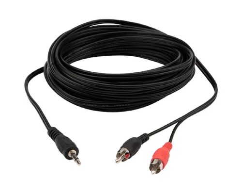 [кабели] Rexant (17-4207) Шнур Стерео 3,5мм - 2 RCA, 10м