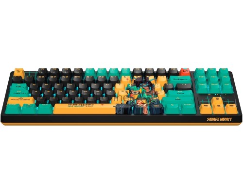Клавиатура A4Tech Bloody AT87 Renegade механическая черный/зеленый USB for gamer LED