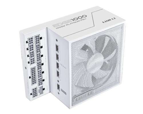 [Блок питания] Lian Li  Блок питания  EG1000 / White / ATX 3.1, 1000W, 80 PLUS Platinum, PCIe 5.1, APFC, USB HUB, 120mm FDB Fan, Fully Modular / G9P.EG1000.WE00.RU