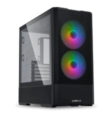 Lian Li Корпус Lancool 207 / Black / Mid-Tower, TG / 2x 140mm ARGB + 2x 120mm non LED fans inc. / G99.LAN207RX.10RS
