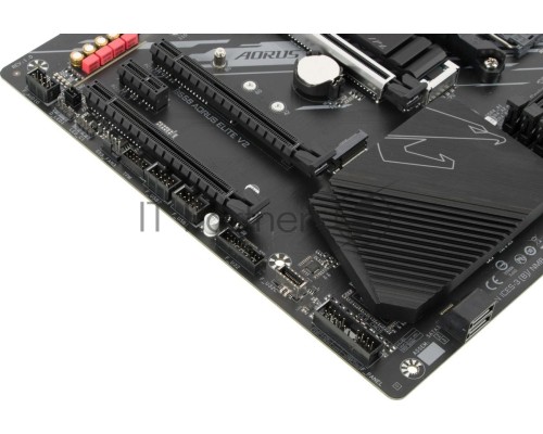 Материнская плата Gigabyte B550 AORUS ELITE V2, Socket AM4, AMD B550, 4xDDR4-3200, HDMI+DP, 3xPCI-Ex16, 1xPCI-Ex1, 4xSATA3(RAID 0/1/10), 2xM.2, 8 Ch Audio, 2,5GLan, (2+4)xUSB2.0, (6+2)xUSB3.2, ATX, RTL {8} (809898)