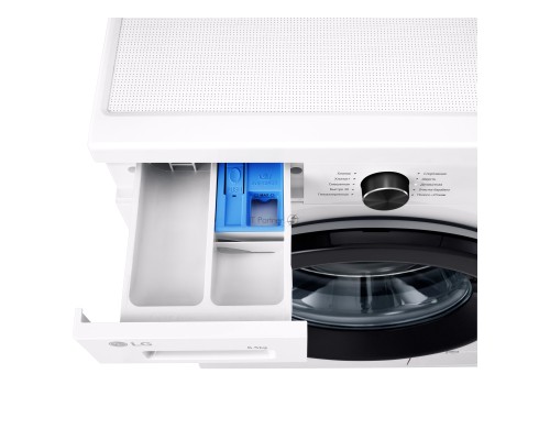 Стиральная машина LG F2Y1WS6W Загрузка: 6,5 кг,Цвет корпуса: Белый,Цвет панели: Белый,Цвет двери: Черный,Габариты (ШxВxГ): 600 x 850 x 440,Максимальная скорость отжима: 1200