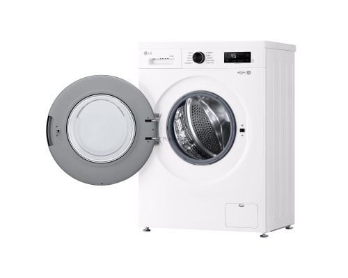 Стиральная машина LG F2Y1WS6W Загрузка: 6,5 кг,Цвет корпуса: Белый,Цвет панели: Белый,Цвет двери: Черный,Габариты (ШxВxГ): 600 x 850 x 440,Максимальная скорость отжима: 1200