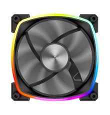 Powercase Вентилятор (M55-12 ARGB) Black 120x120x25mm (PWM, 100шт./кор, 4pin PWM (M+F)+ 3pin ARGB (M+F), 600-1500±10% об/мин) Bulk