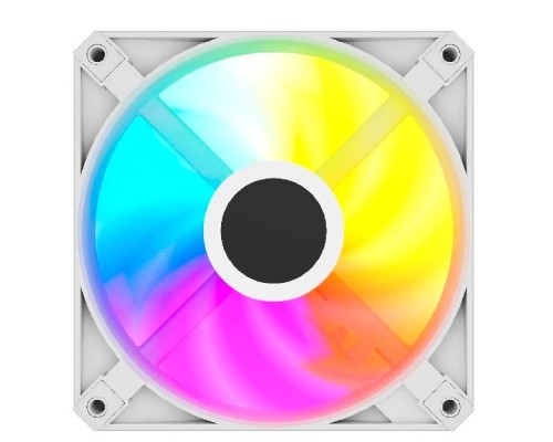 [Вентиляторы] Powercase Вентилятор (M56-12W ARGB) White 120x120x25mm (PWM, 100шт./кор, 4pin PWM (M+F)+ 3pin ARGB (M+F), 700-1500±10% об/мин) Bulk
