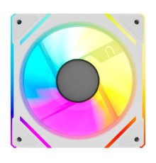 Powercase Вентилятор (M61-12W ARGB) White 120x120x25mm (PWM, 100шт./кор, 4pin PWM (M+F)+ 3pin ARGB (M+F), 600-1500±10% об/мин) Bulk