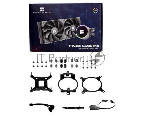 Система водяного охлаждения Thermalright Frozen Magic 240, Soc-AM5/AM4/1151/1200/2066/2011/1700 4-pin 25.6dB Al Ret (F-MAGIC-240) Система водяного охлаждения Thermalright Frozen Magic 240, Soc-AM5/AM4/1151/1200/2066/2011/1700 4-pin 25.6dB Al Ret (F-MAGIC-240)