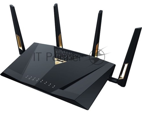 Маршрутизатор ASUS RT-BE88U, черный/желтый, 90IG08V0-MO3N0V