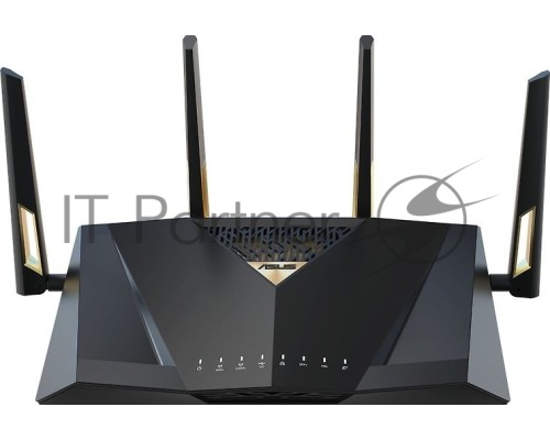 Маршрутизатор ASUS RT-BE88U, черный/желтый, 90IG08V0-MO3N0V