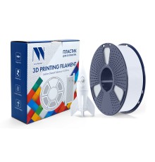 Филамент NVPRINT PLA High Speed White для 3D печати диаметр 1.75мм  длина 330 метров  масса 1 кг