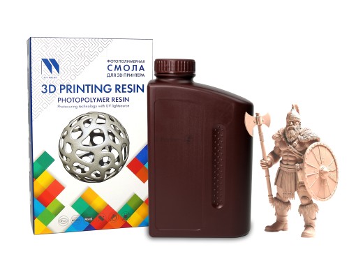 Фотополимерная смола NVPRINT ABS Like Resin Beige для 3D печати 1 кг (бут)