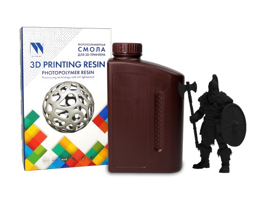 Фотополимерная смола NVPRINT ABS Like Resin Black для 3D печати 1 кг (бут)