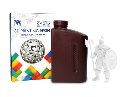 Фотополимерная смола NVPRINT ABS Like Resin White для 3D печати 1 кг (бут)