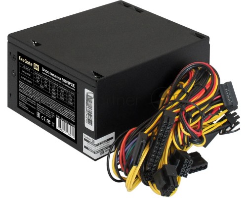 Блок питания 800W ExeGate 800NPXE (ATX, PPFC, SC, 12cm fan, 24pin, (4+4)pin, 2xPCI-E, 5xSATA, 3xIDE, black, кабель 220V 1,8м с защитой от выдергивания)
