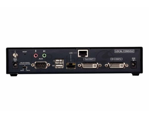 KVM-удлиннитель Передающее устройство DVI  с доступом через IP. Передатчик/ DVI Dual Display KVM over IP Extender, Transmitter