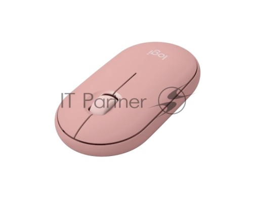 Мышь беспроводная Logitech Pebble 2 M350S розовый, 4000 dpi, Bluetooth, кнопки - 3