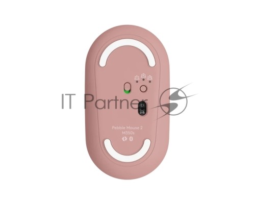 Мышь беспроводная Logitech Pebble 2 M350S розовый, 4000 dpi, Bluetooth, кнопки - 3