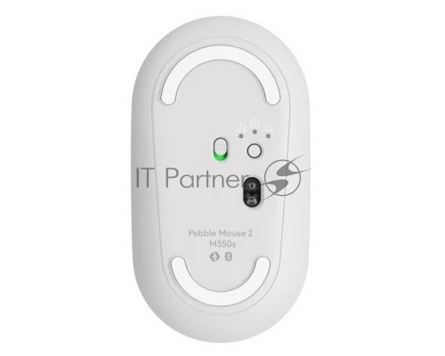 Мышь беспроводная Logitech Pebble 2 M350S белый, 4000 dpi, Bluetooth, кнопки - 3