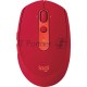 Мышь беспроводная Logitech M585 красный, 1000 dpi, радиоканал, Bluetooth, USB, кнопки - 7