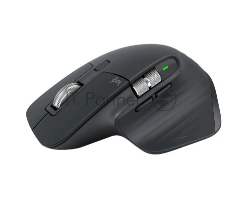 Мышь беспроводная Logitech MX Master 3s графитовый, 8000 dpi, радиоканал, Bluetooth, USB, кнопки - 7