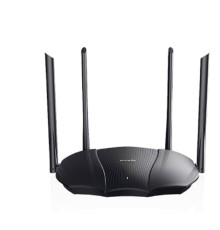 TENDA TX12 Двухдиапазонный гигабитный Wi-Fi 6 роутер AX3000, до 574 Мбит/с на 2,4 ГГц + до 2402 Мбит/с на 5 ГГц, LAN 2 x 1Гбит/с, WAN 1 x 1Гбит/с, 4 антенны