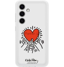 Чехол (клип-кейс) Samsung для Samsung Galaxy S24 Flipsuit Case S24 белый/прозрачный (EF-MS921CWEGRU)
