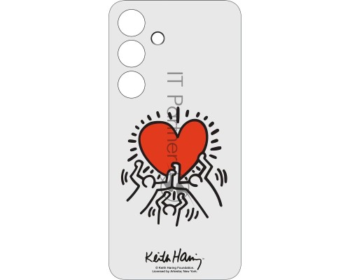 Чехол (клип-кейс) Samsung для Samsung Galaxy S24 Flipsuit Case S24 белый/прозрачный (EF-MS921CWEGRU)