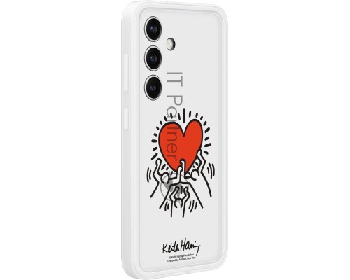 Чехол (клип-кейс) Samsung для Samsung Galaxy S24 Flipsuit Case S24 белый/прозрачный (EF-MS921CWEGRU)
