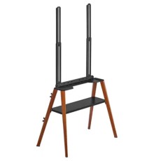 Подставка для телевизора Cactus CS-ST3645BKWN черный/орех 43