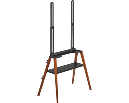 [Мобильные стойки ONKRON] Подставка для телевизора Cactus CS-ST3645BKWN черный/орех 43