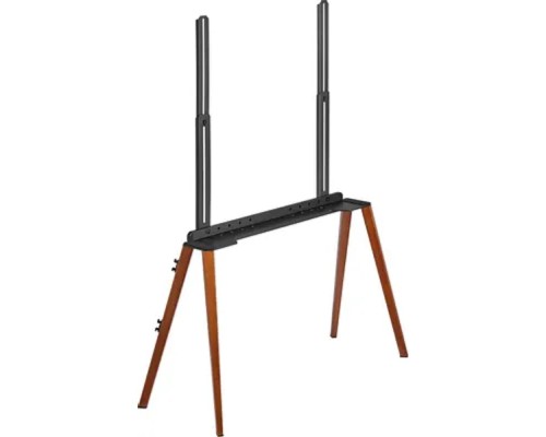 [Мобильные стойки ONKRON] Подставка для телевизора Cactus CS-ST3646BKWN черный/орех 49