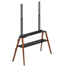 Подставка для телевизора Cactus CS-ST3647BKWN черный/орех 49