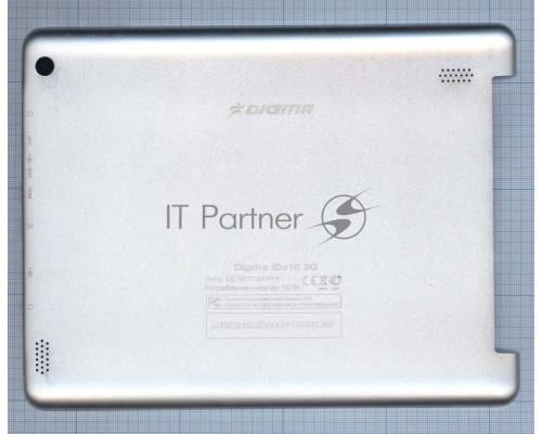 Задняя крышка для Digma iDs10 3G серебристая