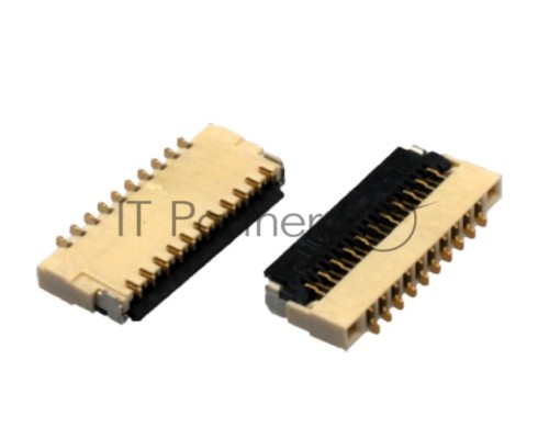 Разъем FPC Flip-Lock 0510-10RLGF 10 pin высота 1мм шаг 0,5мм