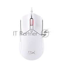Мышь проводная HyperX Pulsefire Haste 2 белый, 26000 dpi, USB, кнопки - 6