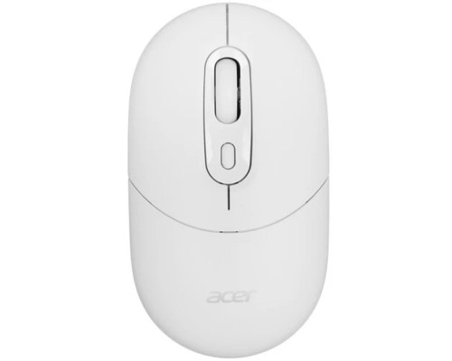 [Acer] Acer OMR301 [ZL.MCECC.01U] белый оптическая (1600dpi) беспроводная BT/Radio USB (4but)