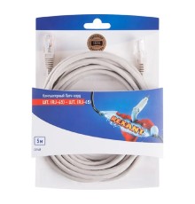 Rexant (06-3204) Патч-корд U/UTP RJ45-RJ45, CAT 5e, PVC, серый, 5м