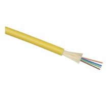 Cabeus TB-A-9-08T-E-K-LSZH-IN-25 Кабель волоконно-оптический 9/125 одномодовый, 8 волокон, плотное буферное покрытие (tight buffer), для внутренней прокладки (-25C ~ +50), LSZH, желтый