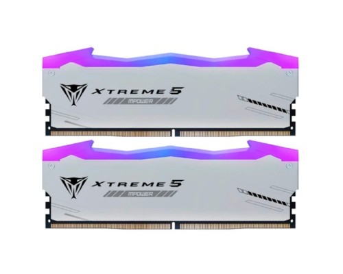 [Модуль памяти] Память DDR5 2x16GB 6400MHz Patriot PVXR532G64C32KM Viper Xtreme 5 RGB RTL Gaming PC5-51200 CL32 DIMM 288-pin 1.4В с радиатором Ret