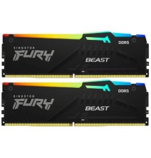Kingston 32GB 6000MT/s DDR5 CL32 DIMM (Kit of 2) KF560C30BBAK2-32 FURY Beast RGB XMP
