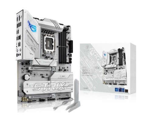 [Материнская плата] ASUS ROG STRIX B860-A GAMING WIFI (Socket 1851, ATX, 4xDDR5(256GB), DP/HDMI/USB4, 1xPCIe 5.0x16/1xPCIe 4.0x16, 1xLAN(2.5GbE), Wi-Fi, BT, 4xSATA 6Gb/s, 4xM.2, 2xType-C, 4xUSB 3.2, 4xUSB 2.0)