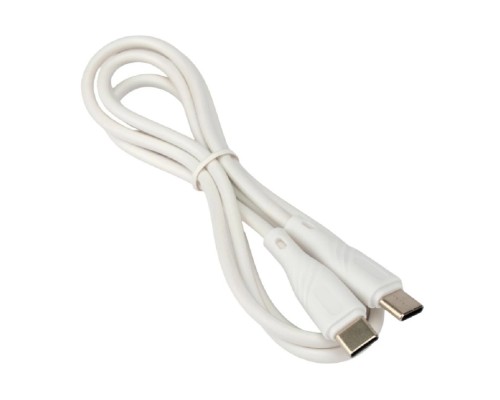 [кабели] Cablexpert Кабель USB2.0 Type-C/Type-C, 3А, 60Вт, PD/QC3.0, медь, Mobile1, 1м, белый, коробка (CCB-USB2-CMCMO1-1MW)