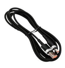 Cablexpert Кабель USB2.0, AM/Type-C, 6A, 66Вт, QC3.0, оплетка, медь, 1.8м, черный, пакет (CCP-USB2-AMCM-66W-1.8M)