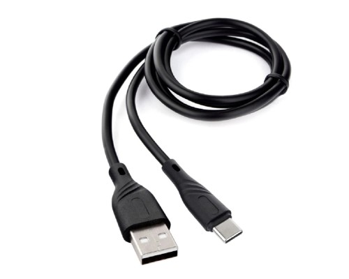 [кабели] Cablexpert Кабель USB2.0 AM/Type-C, 3А, QC3.0, Mobile1, 1м, черный, коробка (CCB-USB2-AMCMO1-1MB)