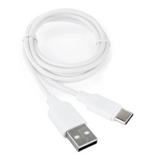 Cablexpert Кабель USB2.0 AM/Type-C, 3А, QC3.0, Mobile2, 1м, белый, коробка (CCB-USB2-AMCMO2-1MW)